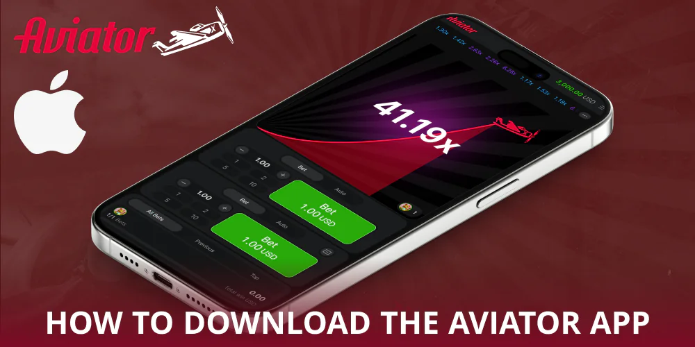 Installation instructions for the Aviator app on iOS